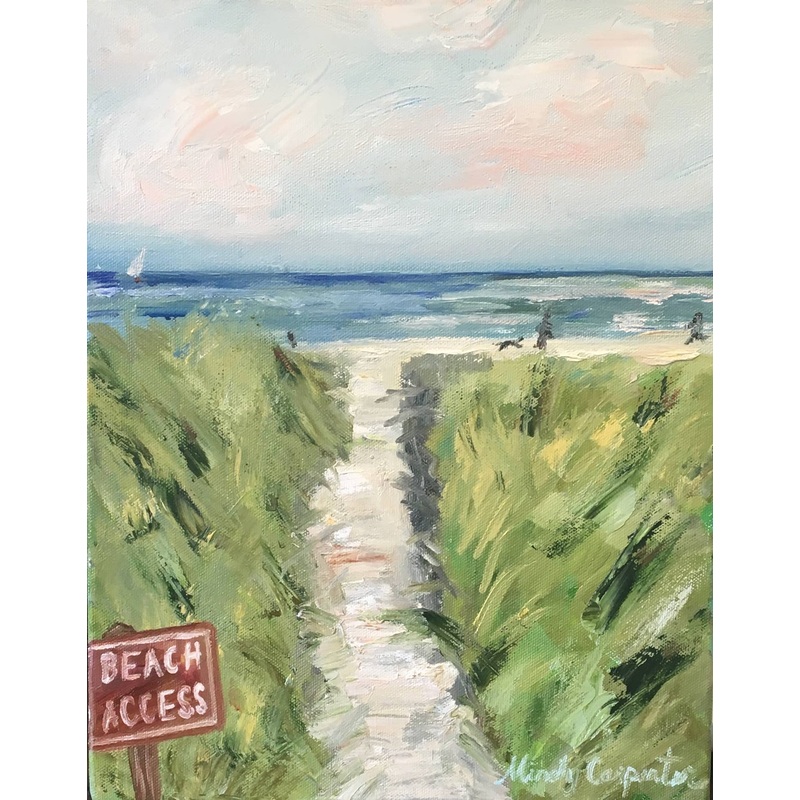Beach Access Postcard