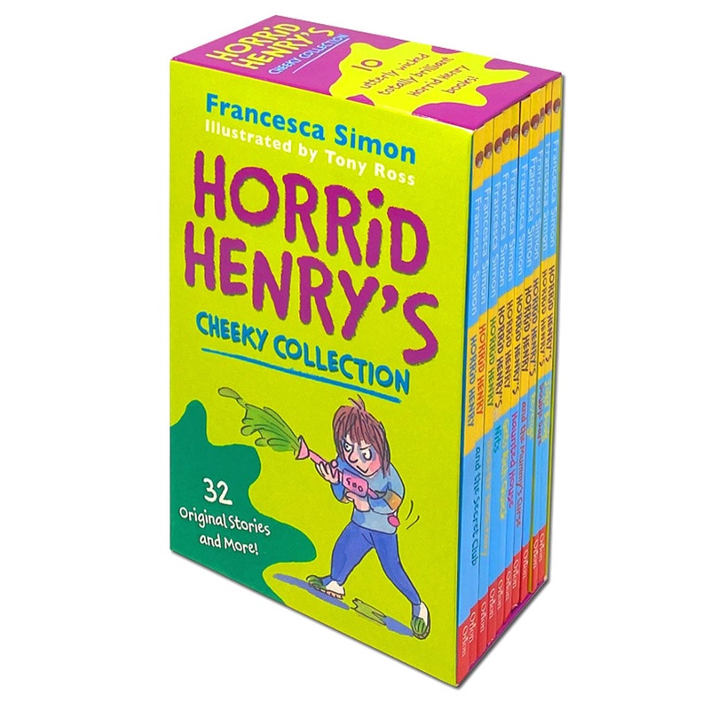 Horrid Henry’s Cheeky Collection 10 Books Box Set for Young Readers by Francesca Simon – Paperback Children’s Humour, Ages 6+