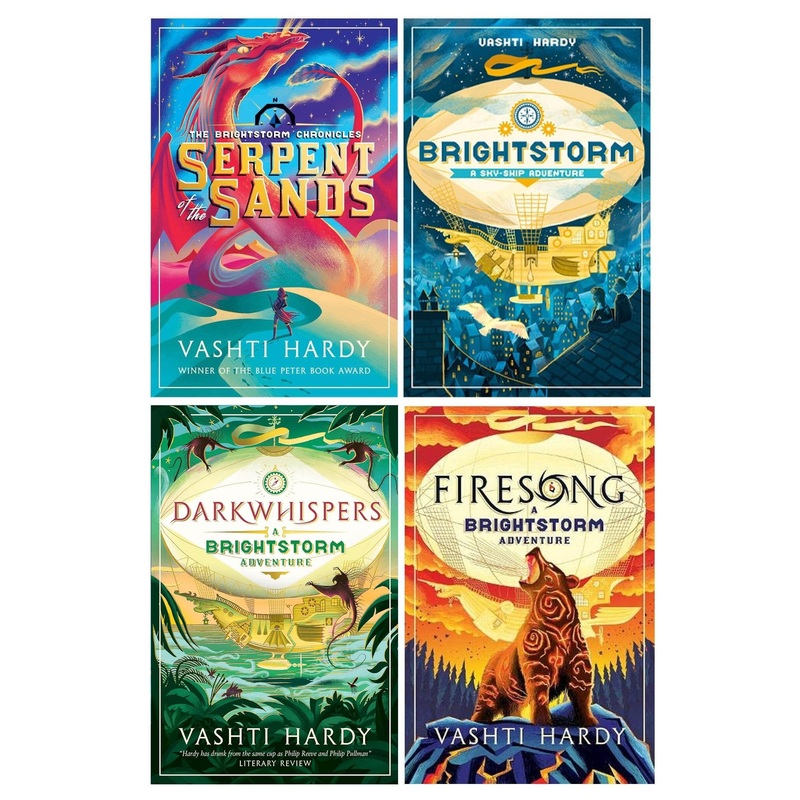 The Brightstorm Chronicles 4 Book Set by Vashti Hardy | Fantasy Adventure Series for Kids Ages 9-12